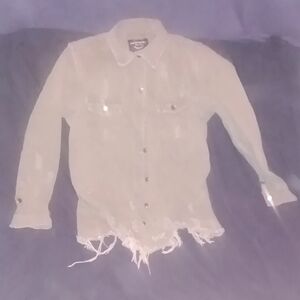 Distressed Denim Jacket